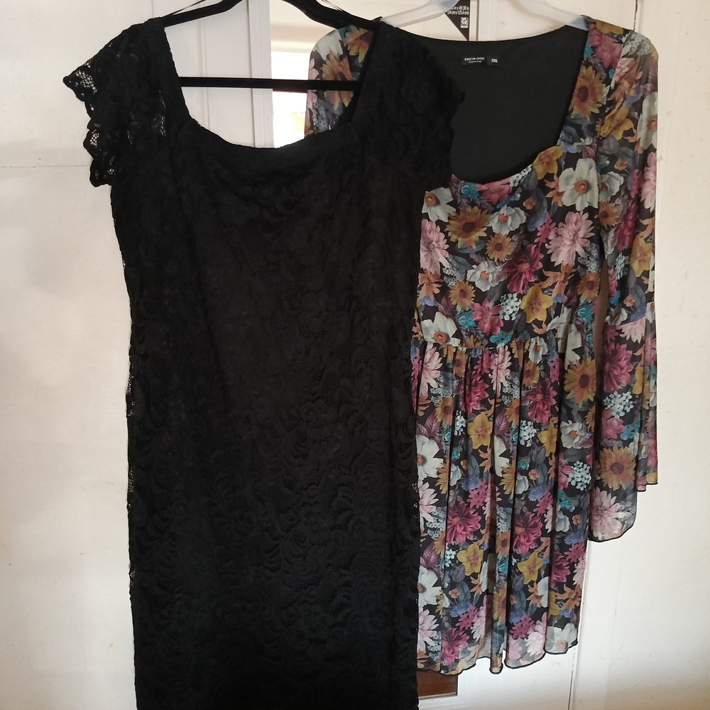 Ambiance Black Lace Trim Blouse